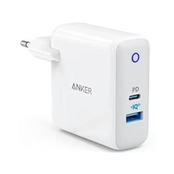 Anker PowerPort II 49.5W USB-C & Type A Charge EU Plug