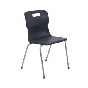 TC Office Titan 4 Leg Chair Size 6, Charcoal