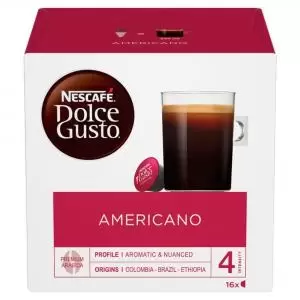 Nescafe Dolce Gusto Americano Coffee 16 Capsules Pack 3 - 12528219