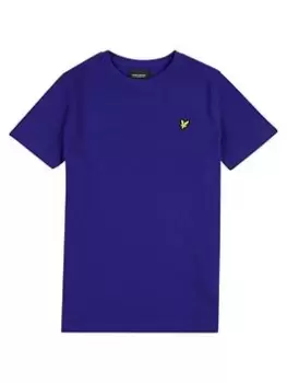 Lyle & Scott Boys Classic Short Sleeve T-Shirt - Blue Size 9-10 Years