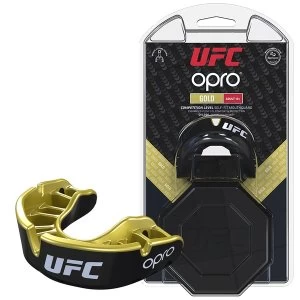 UFC Gold Mouthguard by Opro Black/Gold Youths