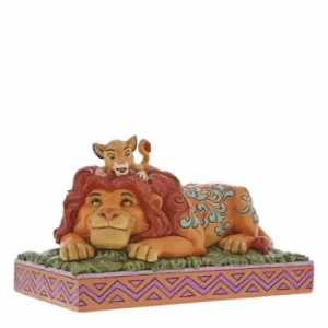 A Father's Pride Simba & Mufasa (Lion King) Disney Traditions Figurine