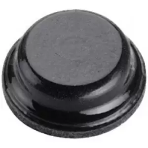 3M SJ 5076 Foot self-adhesive, circular Black (Ø x H) 8mm x 2.8mm