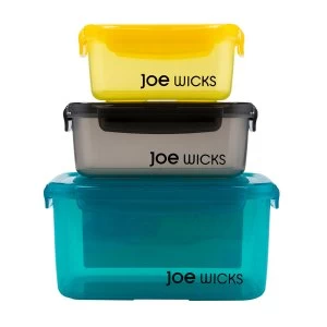 Joe Wicks Rectangular Container Set - 3 Piece