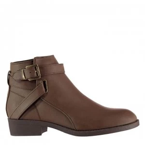Miso Buckle Boots Womens - Brown