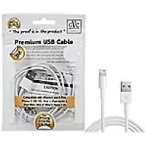 Aquarius USB Cable White 20 x 70 x 130 mm