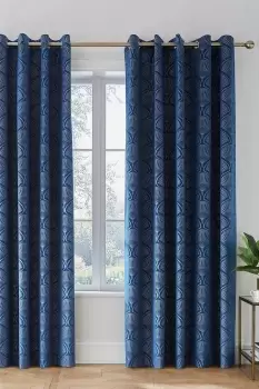'Art Deco Pearl' Curtains