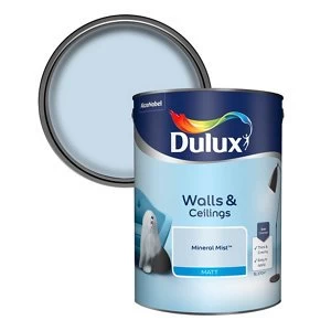 Dulux Walls & Ceilings Mineral Mist Matt Emulsion Paint 5L
