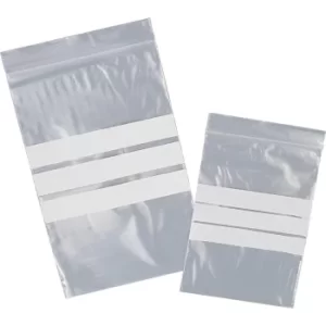 3.1/2"X4.1/2" Write-on Grip Seal Bags, Pk-1000
