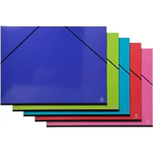 Exacompta Art Folder 25829E Cardboard 520mm x 720mm Assorted Pack of 5