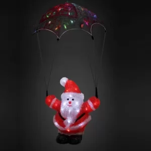 LED Christmas Figue Santa with Parachute