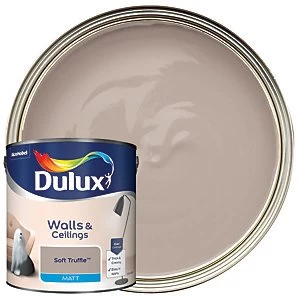 Dulux Walls & Ceilings Soft Truffle Matt Emulsion Paint 2.5L