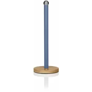 Swan - Nordic Towel Pole with Wooden Base - blue