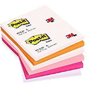 Post-it Sticky Notes 127 x 76mm Yellow 12 Pieces of 50 Sheets