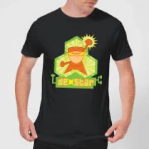 Dexters Lab DexStar Hero Mens T-Shirt - Black - XL