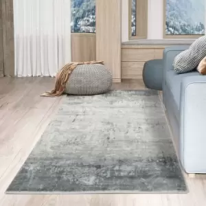 HOMCOM Grey Rug Modern Ink Render Carpet for Living Room, Bedroom, 230 x 160cm - Grey