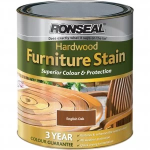 Ronseal Hardwood Furniture Stain Dark Oak 750ml