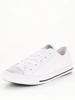 Converse Chuck Taylor All Star Dainty Ox - White, Size 3, Women