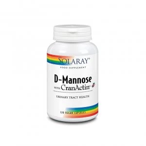 Solaray D-Mannose with CranActin 120 vegicaps (46764)