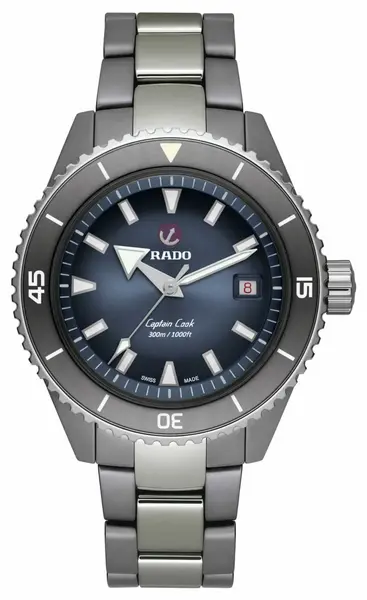 RADO R32144202 Captain Cook High-Tech Ceramic Diver Sunray Watch