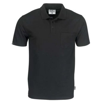 Essential Black Polo Shirt Comes with Pocket - Small