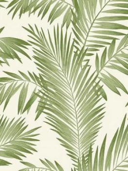 Arthouse Tropical Palm Wallpaper ; Green