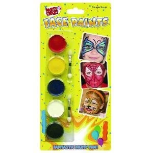 Tallon 5 Colour Face Paints Pack of 12 5111