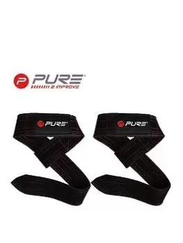 Pure2Improve Weight Lifting Straps - Buffalo Leather