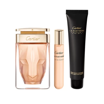 Cartier La Panthere Gift Set 75ml Eau de Parfum + 15ml Eau de Parfum + 40ml Hand Cream