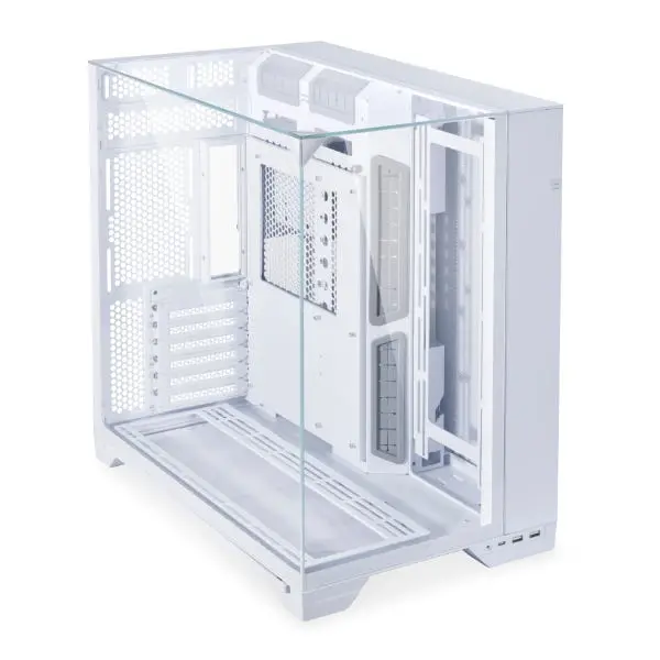Lian Li O11 Vision E-ATX Tempered Glass Mid Tower Case - White