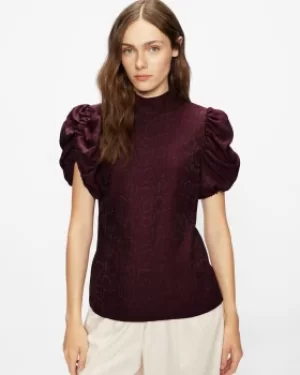 Ted Baker Exaggerated Sleeve Snake Top