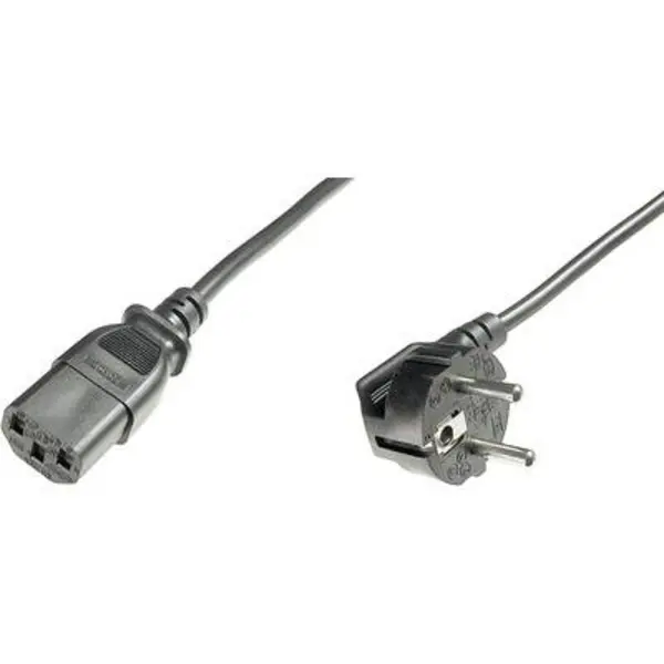 Digitus Digitus Current Cable [1x PG plug - 1x IEC C13 socket ] 0.75 m Black AK-440109-008-S