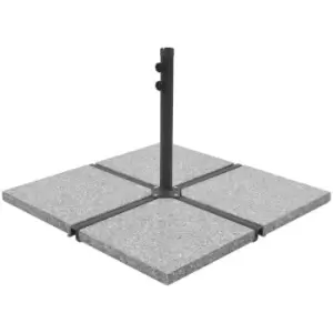 Vidaxl - Umbrella Weight Plate Granite 25 kg Square Grey Grey