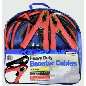 Streetwize Booster Cable 400 Amp To 4000cc 2.5m