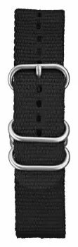 Elliot Brown STR-N03 Mens 22mm Black Ballistic Nylon Watch