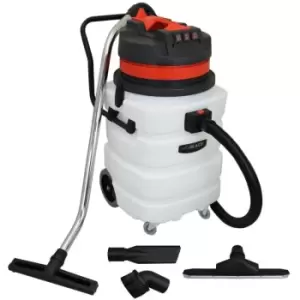 MAXBLAST Industrial Wet & Dry Vacuum Cleaner & Attachments, - Silver