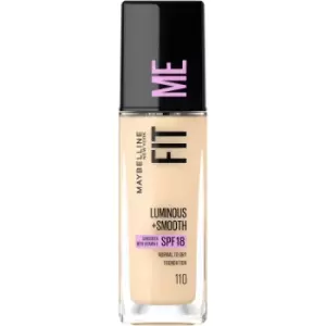 Maybelline Fit Me Luminous & Smooth Foundation 110 Porcelain 30ml