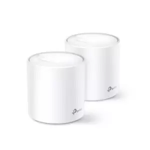 Deco X20 (2-pack) - WiFi 5 (802.11ac) - Dual Band (2.4 GHz / 5 GHz) - Ethernet LAN - White - Tabletop Router