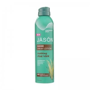 Jason Soothing Aloe Vera Sheer Spray Lotion 177ml