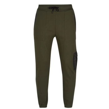 Fabric Utility Jogging Pants Mens - Khaki
