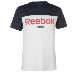 Reebok BL Short Sleeve T Shirt Mens - Heritage Navy