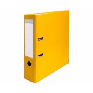 Exacompta Lever Arch File A4 S80mm 2 Rings, Card/PP, Yellow, Pack of 20