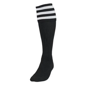 Precision 3 Stripe Football Socks Boys Black/White