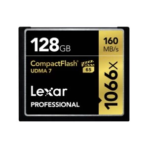 Lexar Professional 1066X Compact Flash 128GB Memory Card