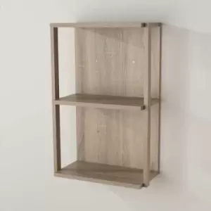 Arran 3 shelf, small wall unit - oak effect