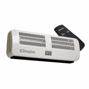 Dimplex 3kW Remote Control Electric Over Door Heater Multi directional Down Flow Fan