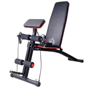 Foldable Dumbbell Bench Weight Training, Black