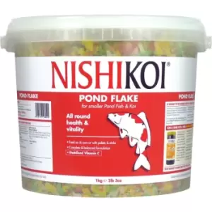 1000g 1kg Flake Fish Food - Nishikoi