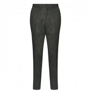 Jack Wills Bloomsbury Tweed Smart Trouser - Grey