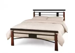 Serene Armstrong 4ft6 Double Black Metal Bed